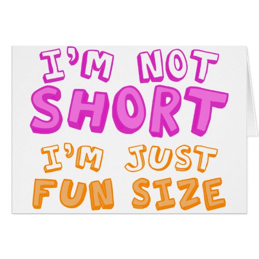 Fun Size Cards (Front Horizontal)