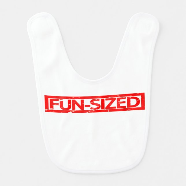 Fun-sized Stamp Baby Bib (Front)