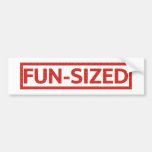 Fun-sized Stamp Bumper Sticker