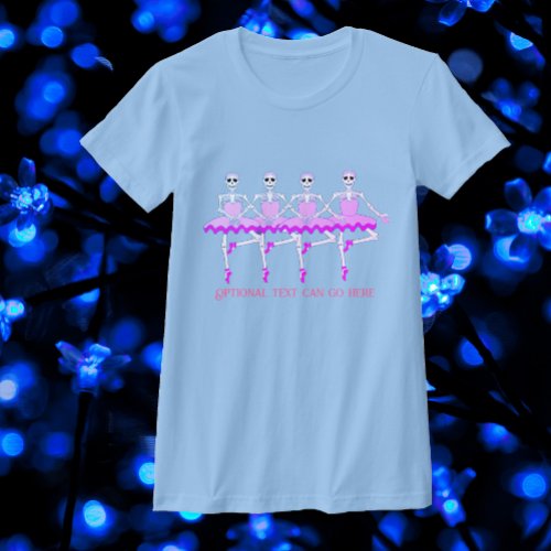 Fun Skeletons Dancing Ballet T_Shirt