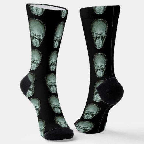 Fun Skull Radiograph  Socks