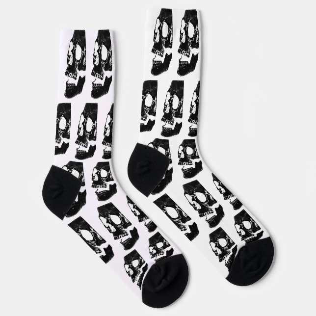Fun Skull Radiograph  Socks (Right)