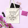 Fun Slogan Modern Minimalist Motherhood | Mom Life Tote Bag