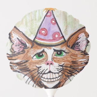 Fun Small Cheshire Cat Air-Filled Party Balloon