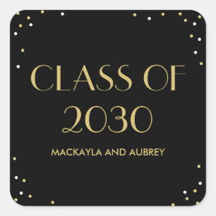 Fun Snapshots Editable Color Graduation Stickers