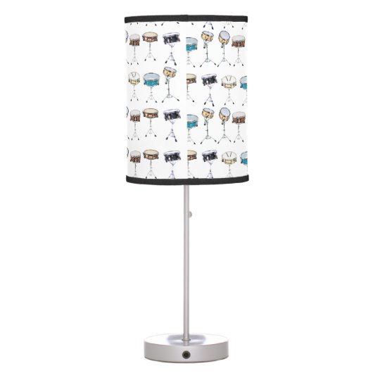 Fun Snare Drum Drummer Drumming Drums Musician Table Lamp (Back)