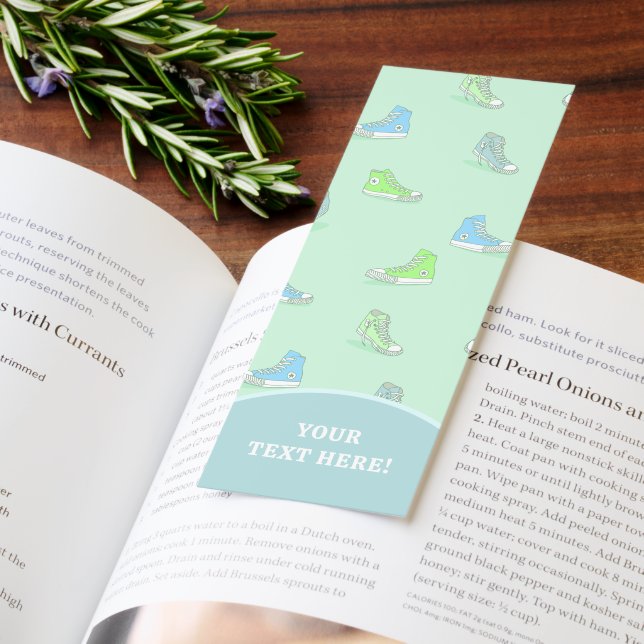 Fun Sneakers Boys Book Club Bookmark (Book)