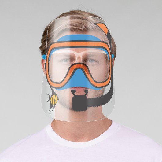 Fun Snorkel with Fish Snorkeling Face Shield (Insitu)