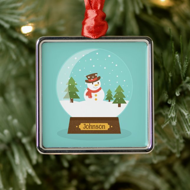 FUN!   Snowman Ornament - Personalized -Add Name (Tree)