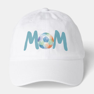 Fun Soccer Mom Mother's Day Watercolor  Hat