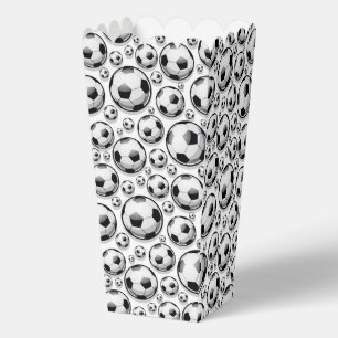 Fun Soccer sports ball tiled pattern  Favor Boxes