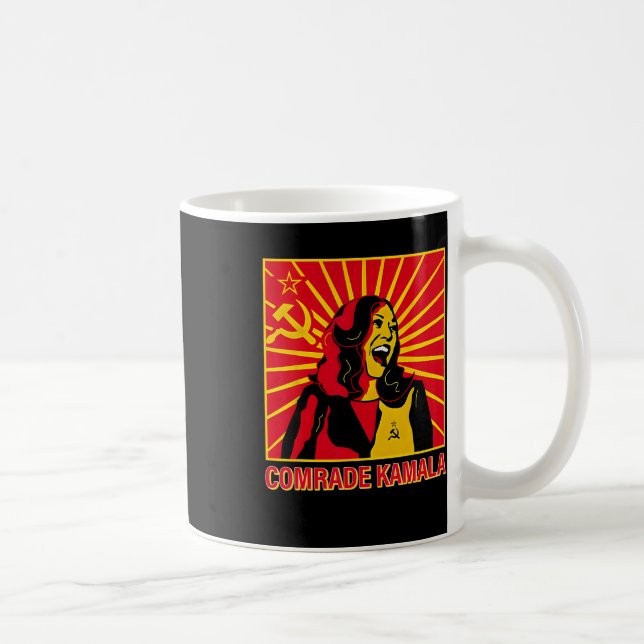 Fun Socialist Comrade Kamala Commie La Harris 2024 Coffee Mug (Right)
