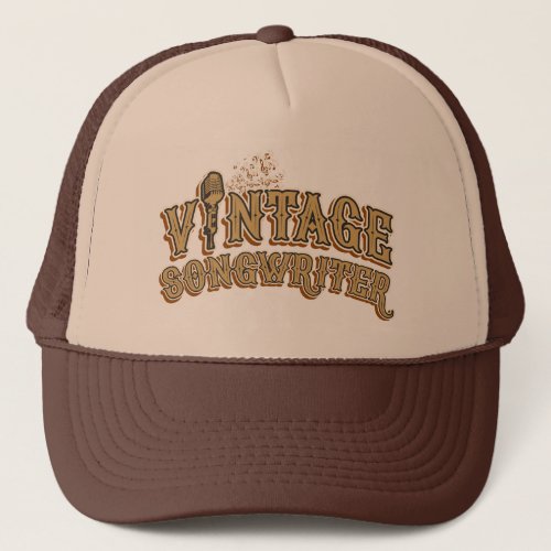 Fun Songwriter Lyricist Novelty Typography Trucker Hat