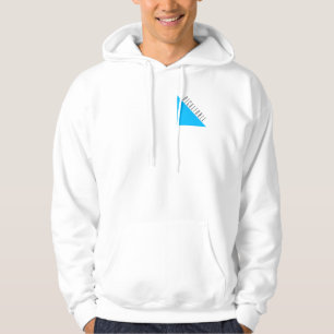Fun Sophisticated Bright Sky Blue Tall Pickleball Hoodie