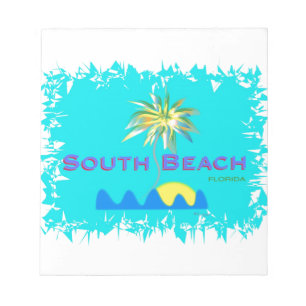 Fun South Beach, Florida Notepad