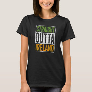 Fun Souvenir Ireland Straight Outta Ireland T-Shirt