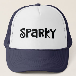 Fun "SPARKY" Trucker Hat