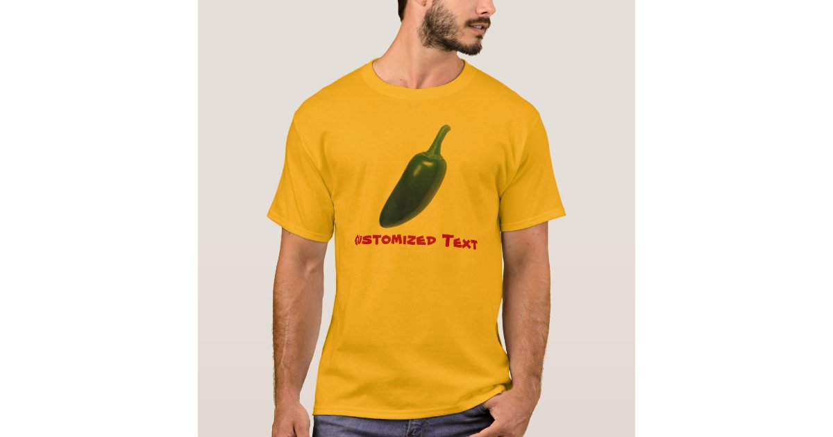 Fun & Spicy Jalapeno Pepper TShirt Zazzle