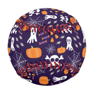 Fun Spooky Halloween Characters Baseball