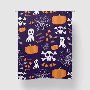 Fun Spooky Halloween Characters Blackout Curtains