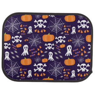 Fun Spooky Halloween Characters Car Floor Mat
