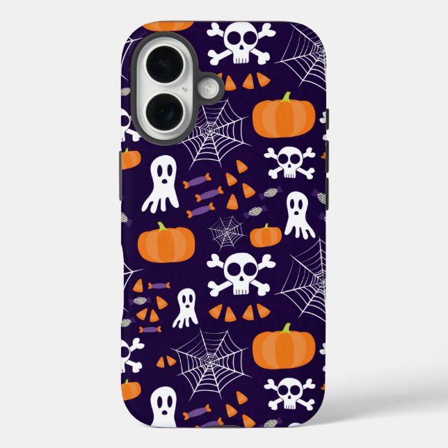 Fun Spooky Halloween Characters Case-Mate iPhone Case (Back)