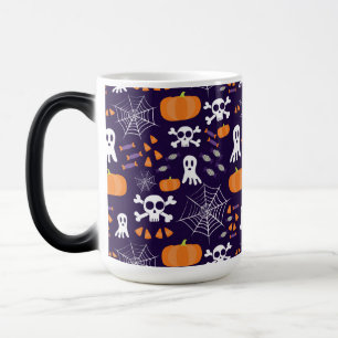Fun Spooky Halloween Characters Color Morph Mug