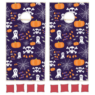 Fun Spooky Halloween Characters Cornhole Set