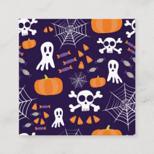 Fun Spooky Halloween Characters Discount Card