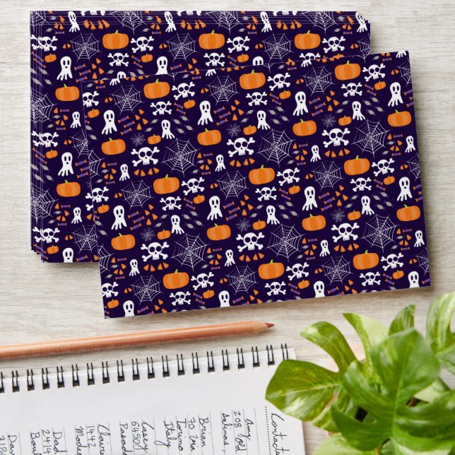 Fun Spooky Halloween Characters Envelope (Stacked)