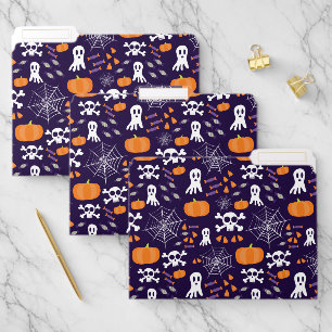 Fun Spooky Halloween Characters File Folder