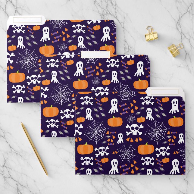 Fun Spooky Halloween Characters File Folder (Set)