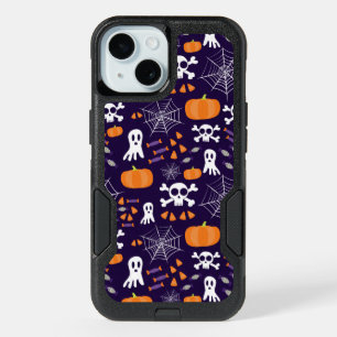 Fun Spooky Halloween Characters iPhone 15 Case