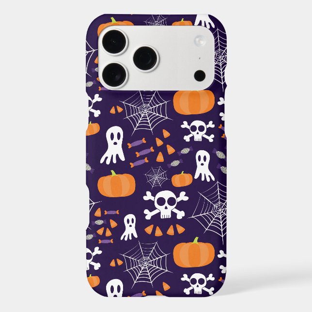 Fun Spooky Halloween Characters Iphone Case (Back)