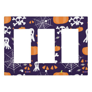 Fun Spooky Halloween Characters Light Switch Cover