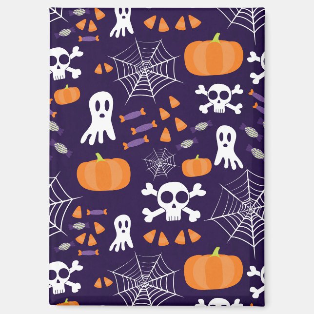 Fun Spooky Halloween Characters Magnet (Front)