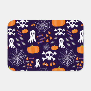 Fun Spooky Halloween Characters Metal Sign