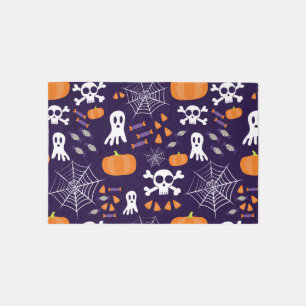Fun Spooky Halloween Characters Outdoor Rug