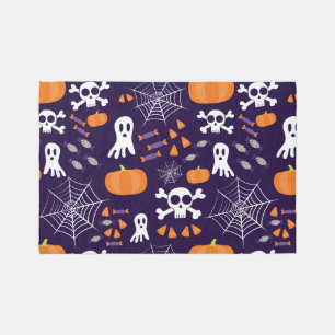 Fun Spooky Halloween Characters Rug