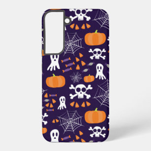Fun Spooky Halloween Characters Samsung Galaxy S22+ Case