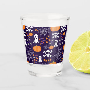 Fun Spooky Halloween Characters Shot Glass