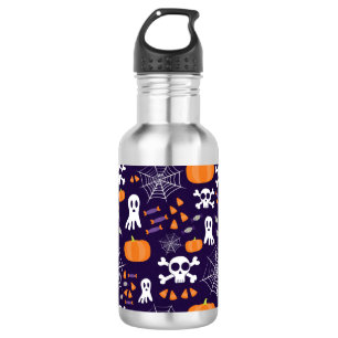 Fun Spooky Halloween Characters Stainless Steel Water Bottle