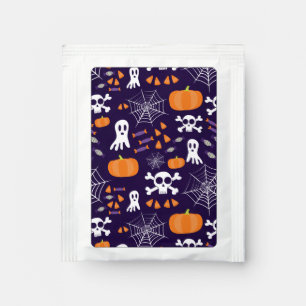 Fun Spooky Halloween Characters Tea Bag Drink Mix