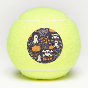 Fun Spooky Halloween Characters Tennis Balls