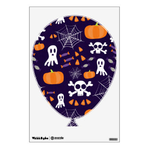 Fun Spooky Halloween Characters Wall Decal