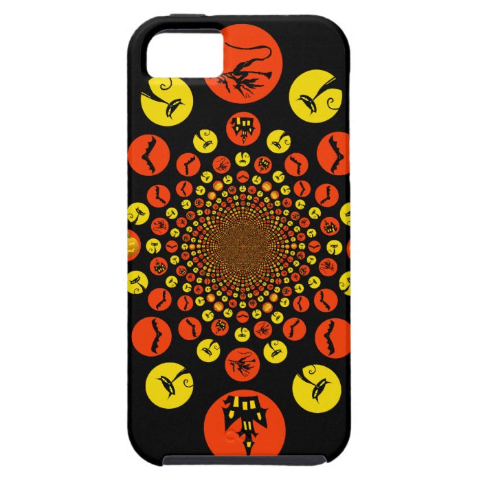 Fun Spooky Halloween Kaleidoscope Pattern iPhone 5 Cases