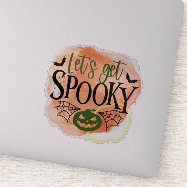 Fun, spooky Halloween quote  Sticker (Detail)