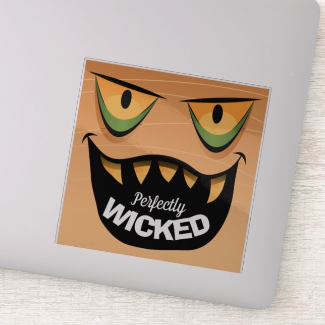Fun, spooky Halloween quote  Sticker (Detail)