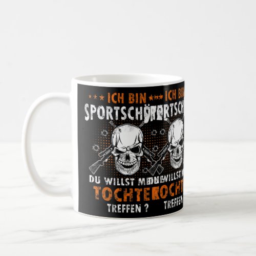 Fun sports shooter and shooting club  coffee mug