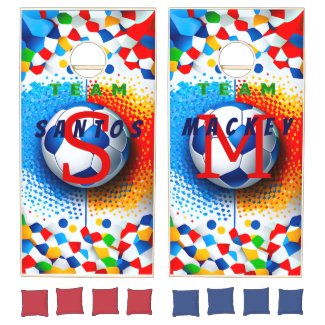 Fun Sporty Colorful Customizable Soccer  